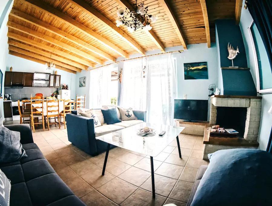 Villa Galanis By The Sea نيفوريكا المظهر الخارجي الصورة